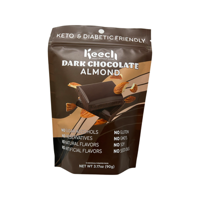 Organic Dark Chocolate Almond Bark