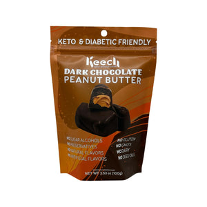 Chocolate Peanut Butter Bites | Dark Chocolate Bites | Keech